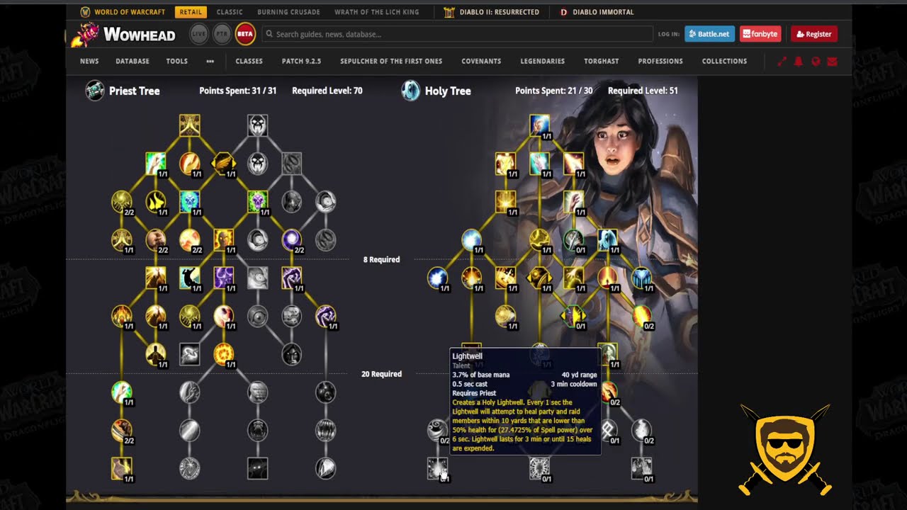 World of Warcraft: Dragonflight | Class Talent Trees | Holy Priest | Alpha