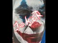 Freehand Airbrush Joker painting