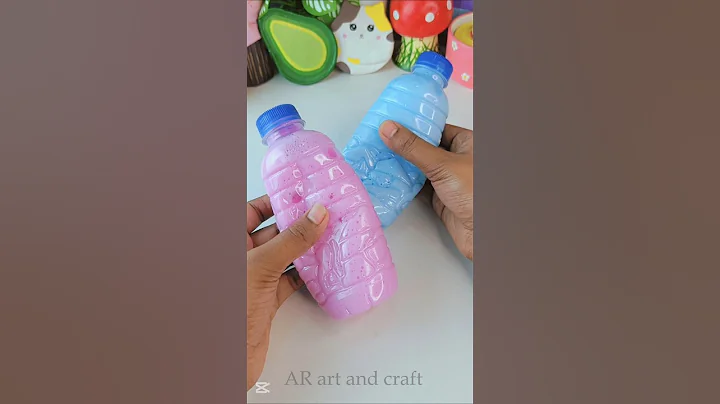 💦 DIY bottle squishy 💖💙 #shorts #youtubeshorts #art #craft thumbnail