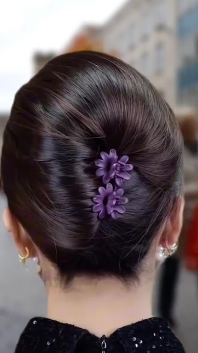 Easy French Twist Hairstyle❤️ #frenchhairstyle #hairstyle #hairstyles #trending #video #hairdo #hair