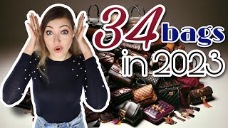 ALL the BAGS I bought 2023 | Chanel, LV, Prada & many contemporary ones!