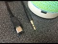 USB Mini To Aux Stereo 3.5mm Make Your Own Cable DIY