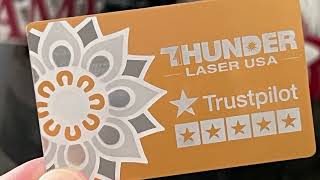 Thunder Aurora Uv Multi Color On A D Business Card.