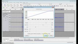 How to compress and amplify in audacity