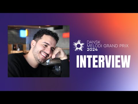 Basim interview - Johnny (Dansk Melodi Grand Prix 2024 pressemøde)