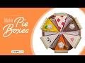 Paper Craft Pie Boxes | Make with SVG or DXF Cut Files