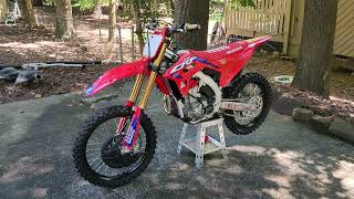 A few likes & dislikes re 2023 Honda CRF450RWE  CRF450R Works Edition Special Model