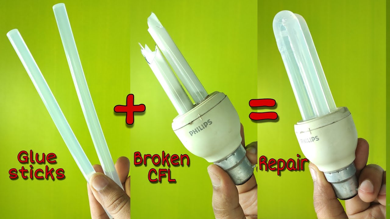 how-to-repair-broken-cfl-diy-cfl-youtube