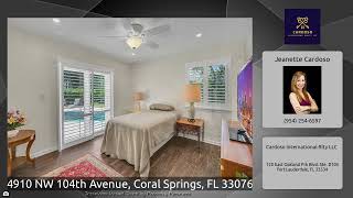 4910 NW 104th Avenue, Coral Springs, FL 33076