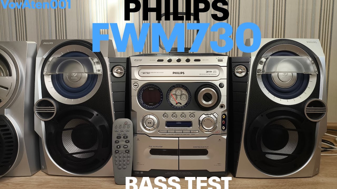 Philips FWM730 Bass Test