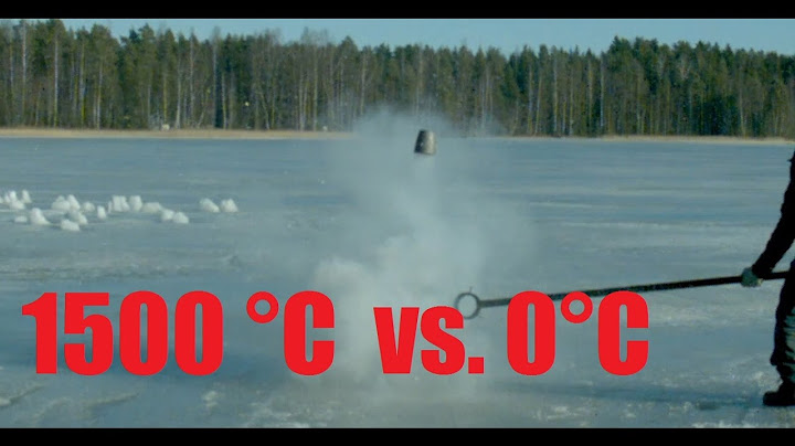 Molten Copper, Aluminium and Salt Vs. Frozen Lake