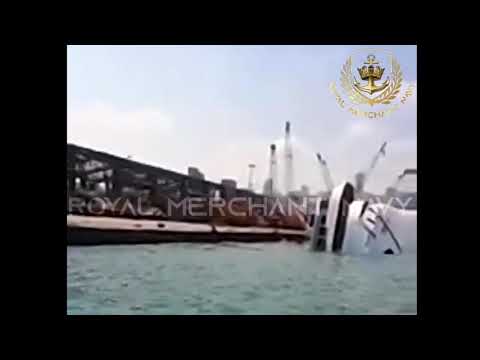 BEİRUT BLAST: TWO KİLLED ON ORİENT QUEEN CRUİSE SHİP DOCKED NEAR EXPLOSİON, SHİP SİNKS