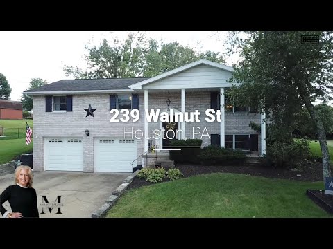 239 Walnut St, Houston, PA home video tour