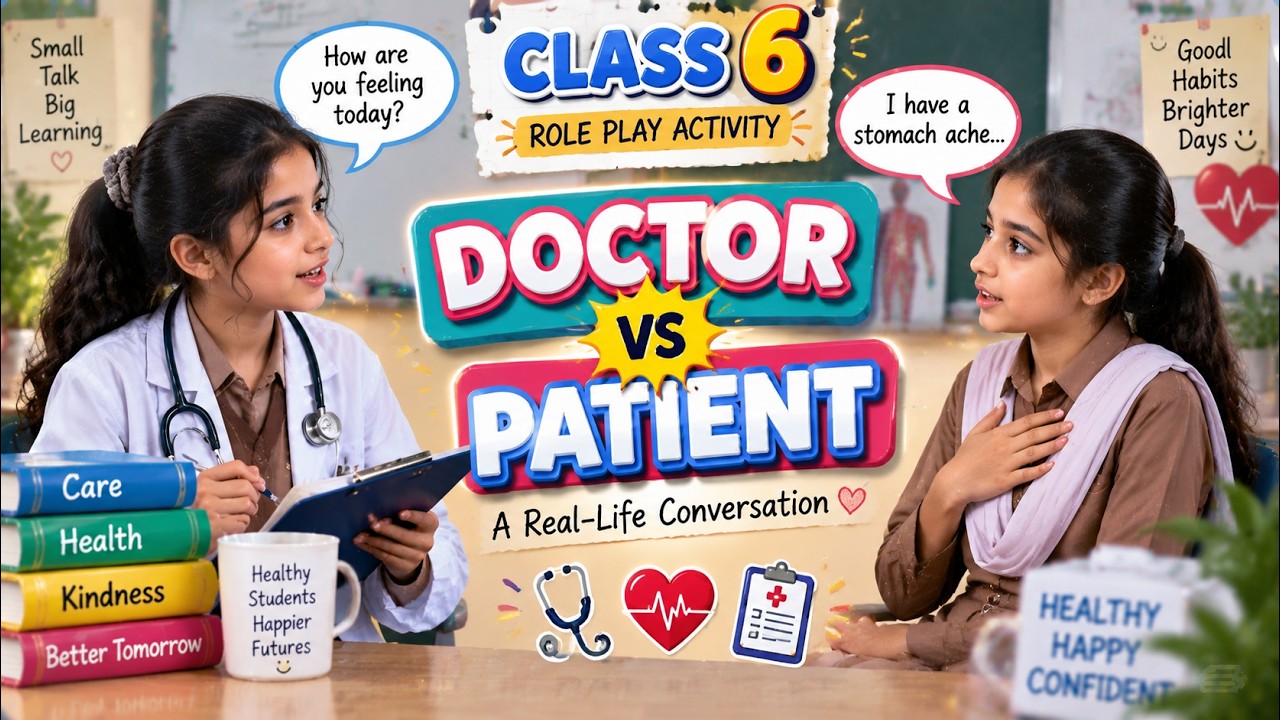 Class 6 Girls Become Doctor & Patient | Amazing Role Play Activity 🩺