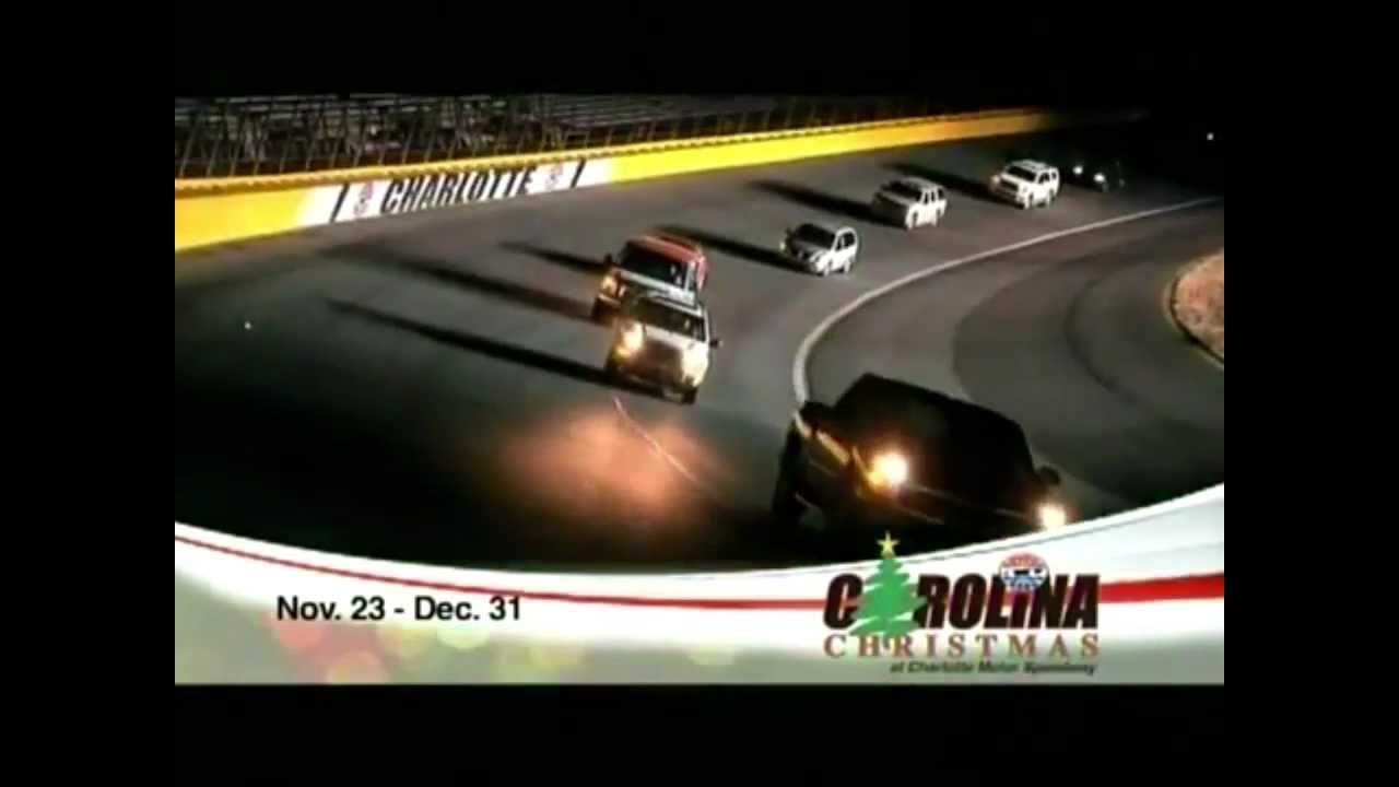 Charlotte Motor Speedway(CMS) Christmas Light Show Commercial YouTube