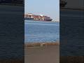 Big ship in Cuxhaven