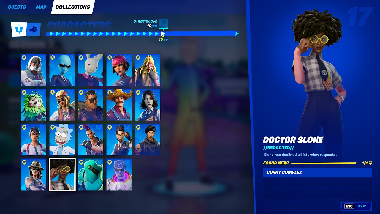 Character 17 Location Doctor Slone Fortnite