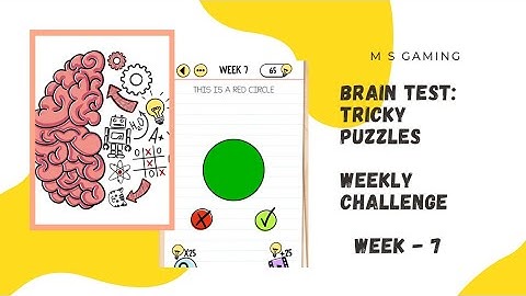 Brain Test: Tricky Puzzles Weekly Challenge, Week - 7 || Walkthrough Solution || #shorts