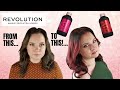 REVOLUTION HAIRCARE Tones For Brunettes | Merlot & Berry Pink Semi Permanent Hair Dye | JANUARY 2021