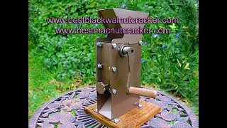 World's Best Hand Crank Macadamia Nut Cracker!! How to Crack ~www.BestMacNutcracker.com