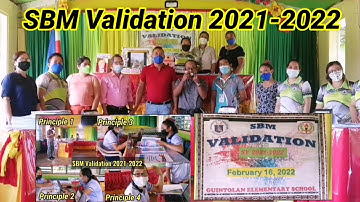 SBM School-Based Management Validation 2021-2022 | Guintolan Es | Payao East District.
