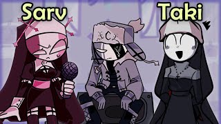 Friday Night Funkin But Two Nuns Have A Rap Battle Sarvente Vs Taki