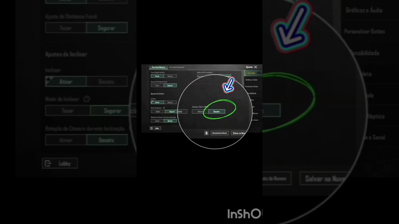 como inclinar no pubgmobile  