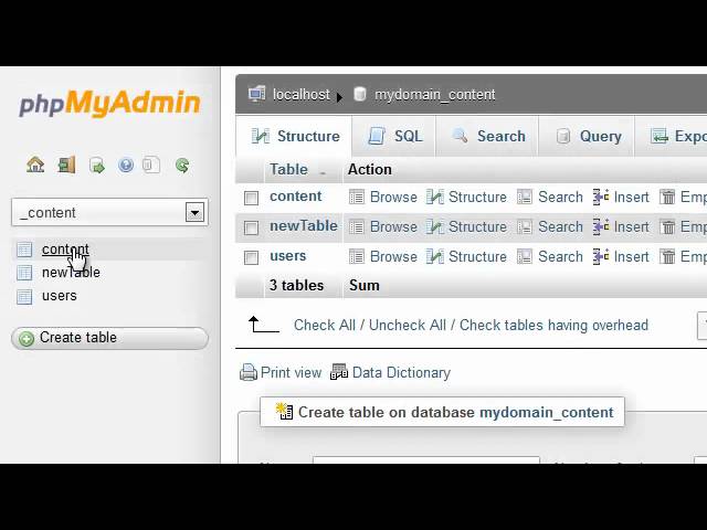 Infidelity Consultation Sex discrimination How to rename database tables in phpMyAdmin - YouTube