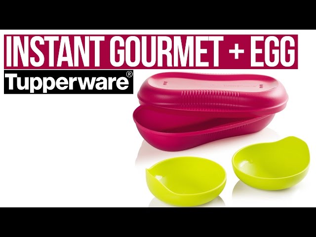 Tupperware Instant Gourmet + Instant Egg - YouTube
