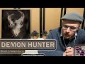 Reaction todemon hunter black stained glass with lyrics