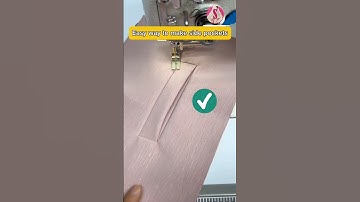 Simple ways to make side hidden pockets #sewing #shorts