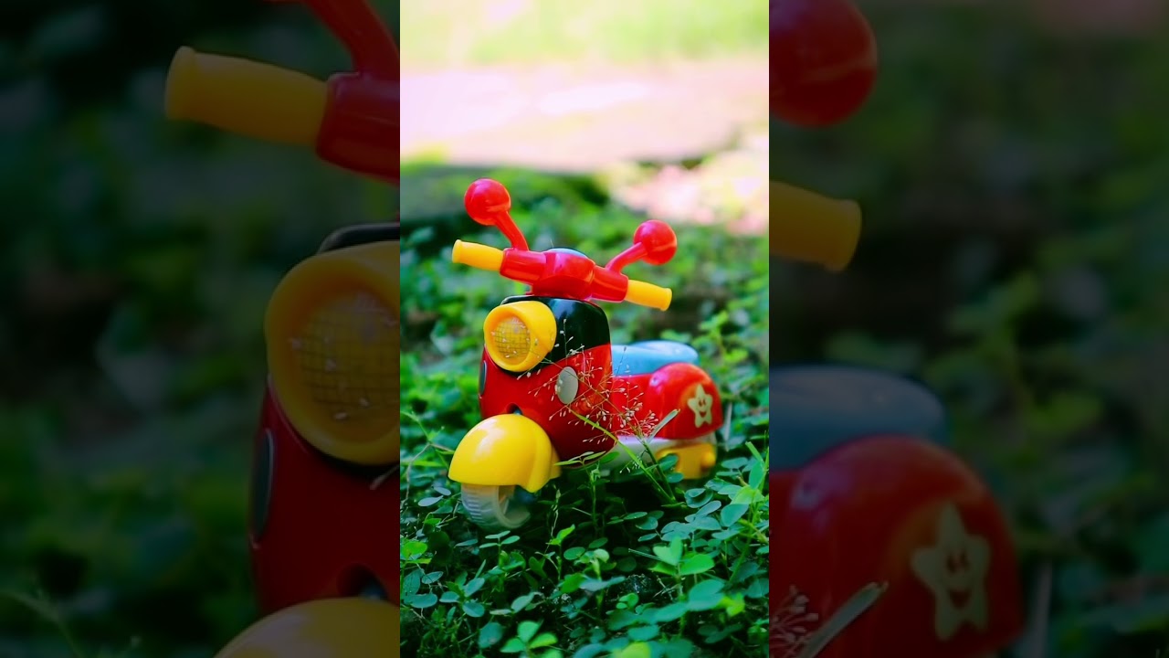 Mini Scooter Pull Back Toy for Kids Toddlers 