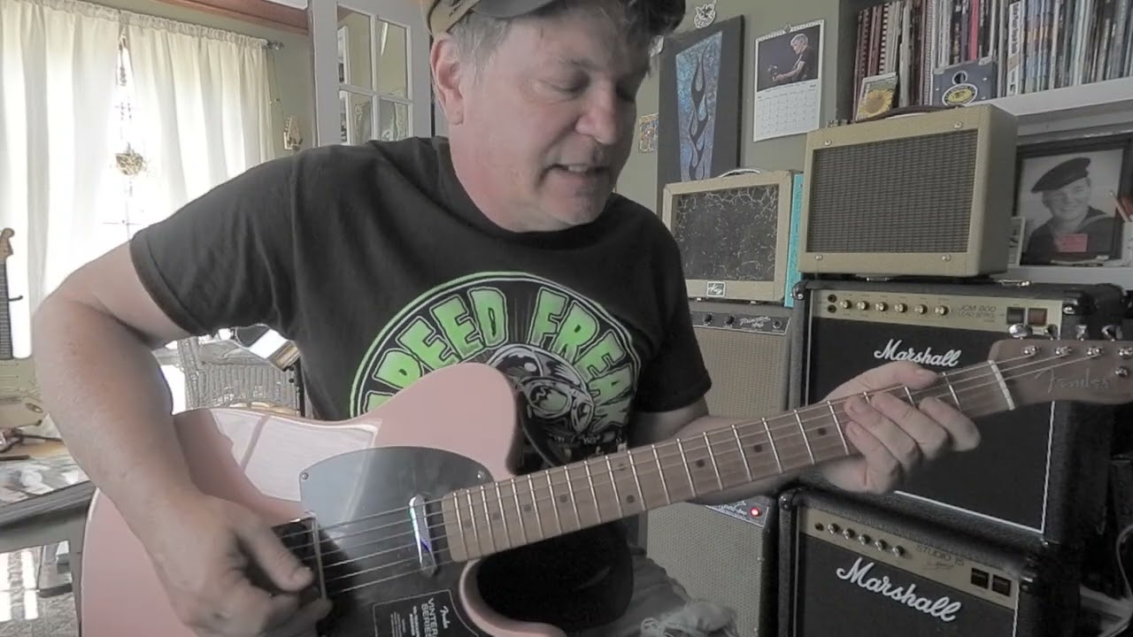 Fender Vintera 50's Telecaster Modified Shell Pink Roasted Maple Neck Limited Edition