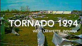 April 26-27, 1994 West Lafayette, Indiana Tornado Stories, WLFI-TV
Just before midnight on April 26, 1994, a severe thunderstorm spawned a significant and deadly F4 tornado that devastated portions of West Lafayette and Battle Ground in Tippecanoe and Carroll County, Indiana. This is a compilation of original news stories filed by reporters and photojournalists at WLFI-TV 18 in West Lafayette, Indiana between April 27 and May 9, 1994. The tornado was one of if not the worst to strike the Lafayette area to date.
For some context as to how this video is still in existence. I was a video journalist, editor and weather producer at WLFI-TV between 2006-2008. The stories presented in this compilation were originally archived on 3/4 videotapes that I converted over to Betacam SP tape copies for integration into the productions produced for the station/weather department at the time. About a decade later, I was made aware that all of the original 3/4 file videotapes in the news archive were thrown away in a hasty decision. To my knowledge, these are likely the only surviving copies of the original stories filed the week of the 1994 tornado. While natural disasters are never pleasant for anyone involved, these stories give a sample of the events from that night and remain preserved for future generations.
Additional information on the April 26-27, 1994 West Lafayette, Indiana tornado via NOAA: https://www.weather.gov/media/publications/assessments/West%20Lafayette%20IN%20Tornado%201994.pdf
A more-recent retrospective story by WLFI-TV with full details of the event can be accessed here: https://www.wlfi.com/news/local-weather-history-the-nocturnal-april-26-27-1994-tornadoes/article_7458defa-c5a5-11ec-8bb6-cb47373dc7a8.html
All video is copyrighted by WLFI-TV 18 © 1994, All Rights Reserved. April 26-27, 1994 West Lafayette, Indiana Tornado Stories, WLFI-TV