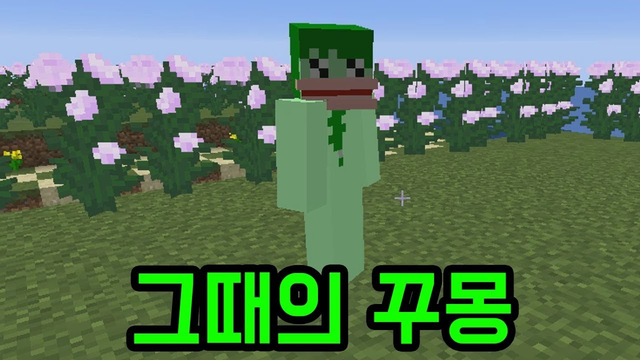꾸몽 처음 만났을 때(마인크래프트 : 마플 히스토리) - YouTube