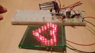 DIY Heart Rate Sensor with Auto-Adjusted Threshold and Heart-Shaped LED Indicator - Demo 01