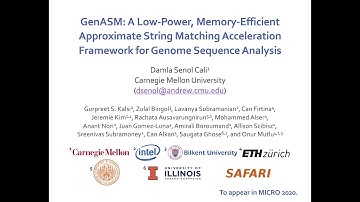 GenASM: Accelerating Approximate String Matching in Genomics (ARM Summit