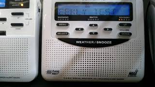 NOAA WEATHER RADIO: Required Weekly Test 9/16/20 (EAS #104)