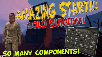 SO MANY COMPONENTS! | Rust Solo Survival Gameplay - Season 2 | Episode 1