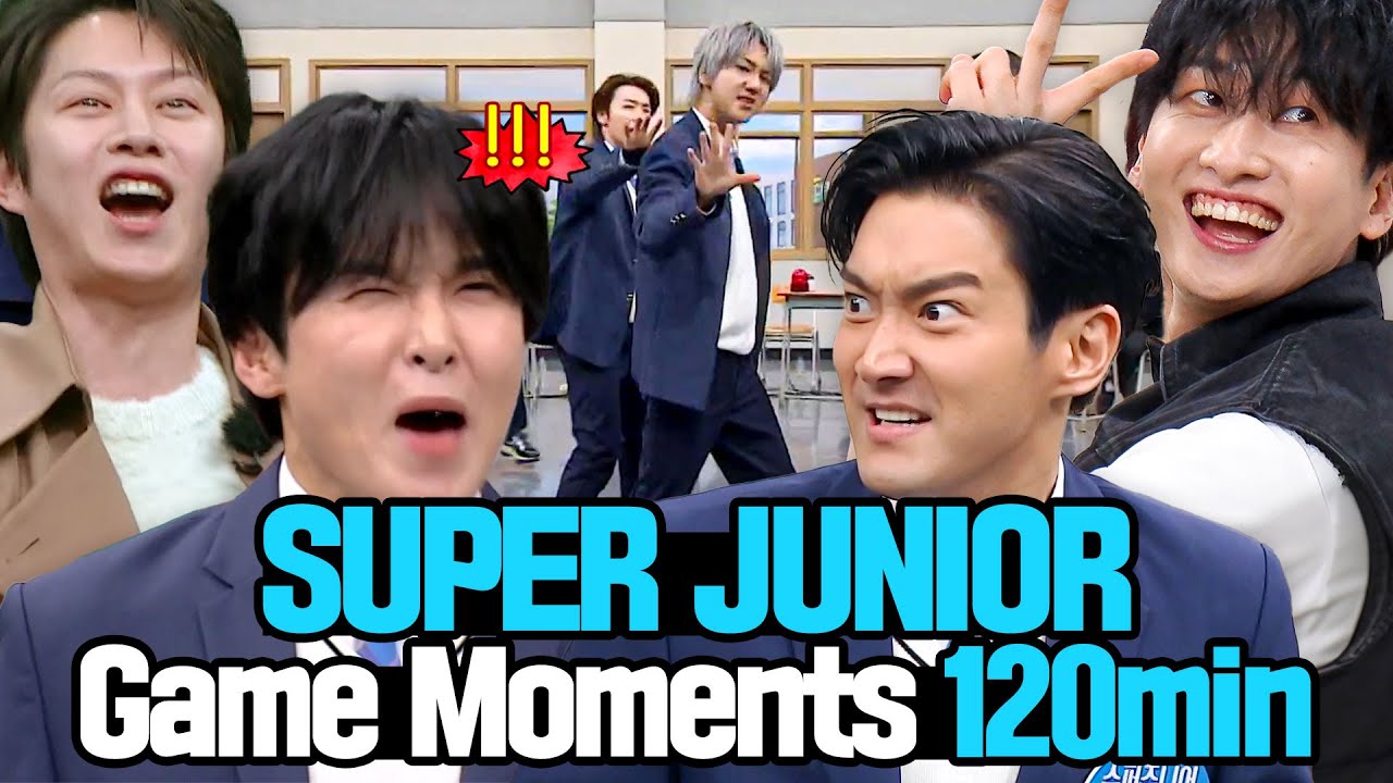 (120min) This right here is a 100% certified gamer 🔥 SUPER JUNIOR Game Moments 🤣🤣🤣