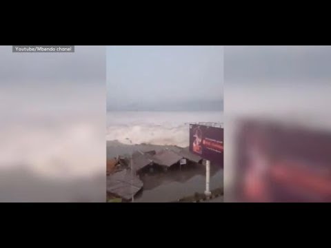 Video: Wie viele Gebäude wurden beim indonesischen Tsunami zerstört?