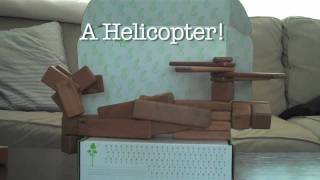 Magnetic Wooden Toys from Tegu - Building a Helicopter