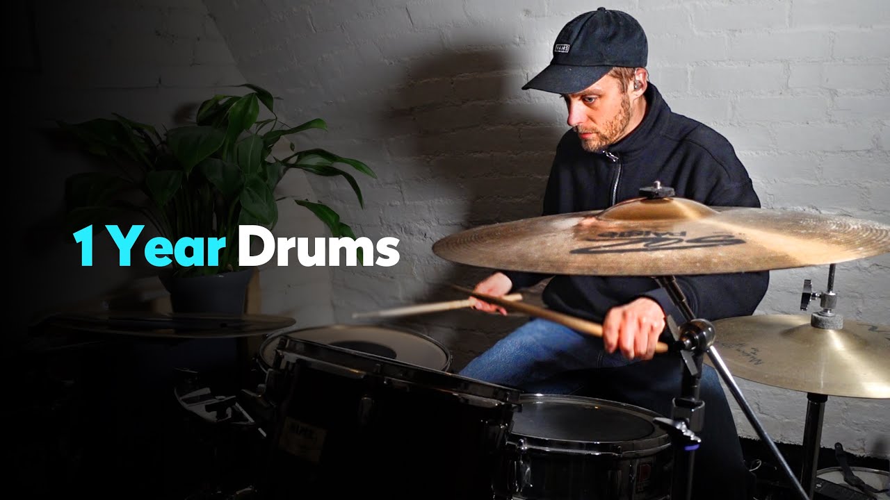 1 Year of Beginner Drumming Progress