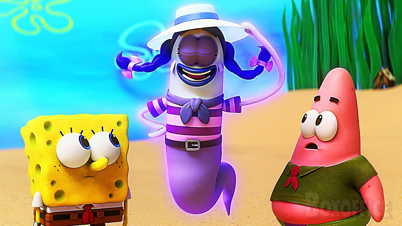SpongeBob becomes friend with the G-G-Ghost! | Kamp Koral (Baby SpongeBob Series)