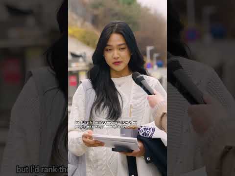 Asking strangers to rank global issues 🌎 #northkorea #southkorea #news #streetinterview