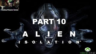 Alien Isolation Walkthrough Gameplay Pt 10 Heart attack right there!