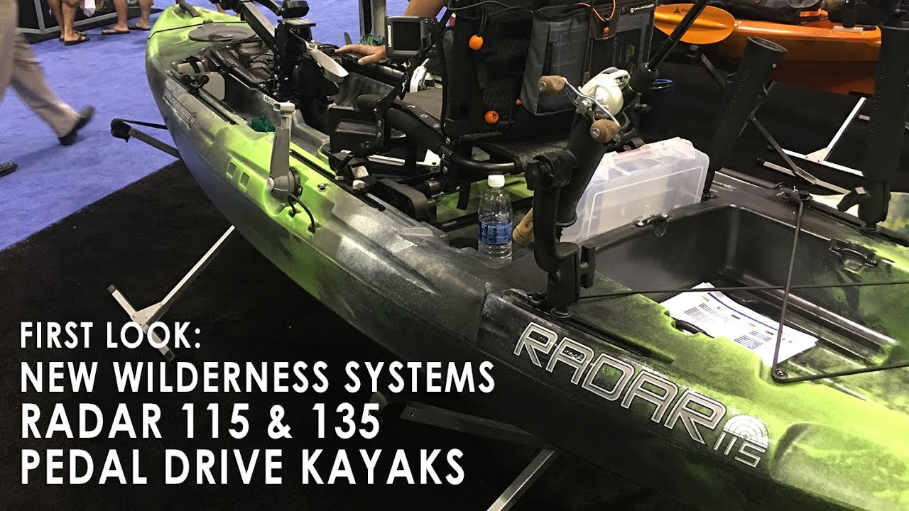 NEW Wilderness Systems Radar 115 Pedal Drive Kayak - ICAST 2016