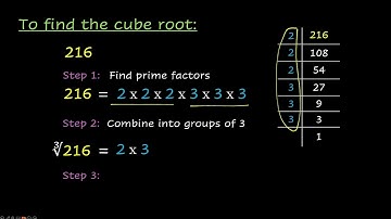Cube root by prime factorisation | Cube and Cube roots | NCERT Grade 8 | Math | Khan Academy