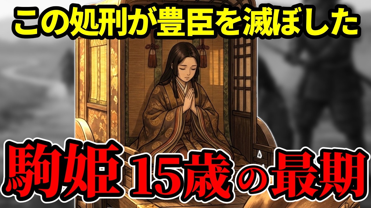 【駒姫】会ったこともない男の罪で処刑された15歳