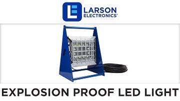 150 Watt Class 1 Div 1 Explosion Proof LED Light - Wire Guard Over Lens - Non-Spark Aluminum Base